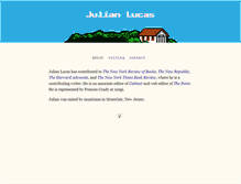 Tablet Screenshot of julianlucas.com